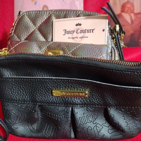 Juicy Couture 2 EUC crossbody Purse ๐/Wristlet ๐ - Picture 16 of 16